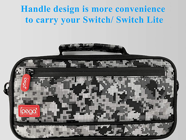Camouflage Travel and Carry Case for Nintendo Switch/Nintendo Switch Lite