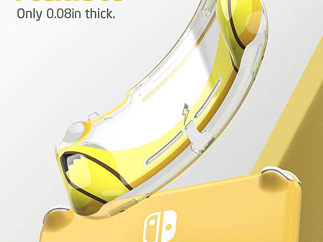 Mumba Clear Cover with TPU Grip (Yellow) for Nintendo Switch Lite