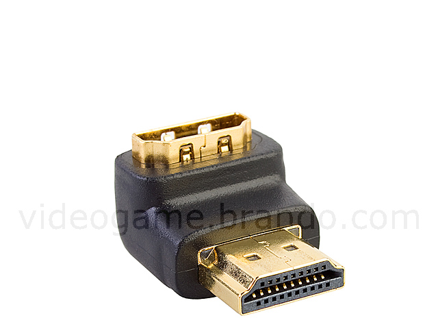 HDMI Male to HDMI Female Adapter (90 degree)