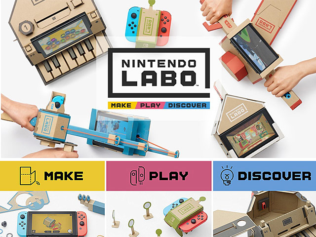 Labo DIY Cardboard Variety Kit for Nintendo Switch