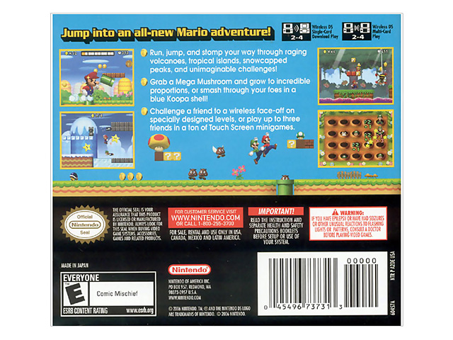 NDS New Super Mario Braos(US)