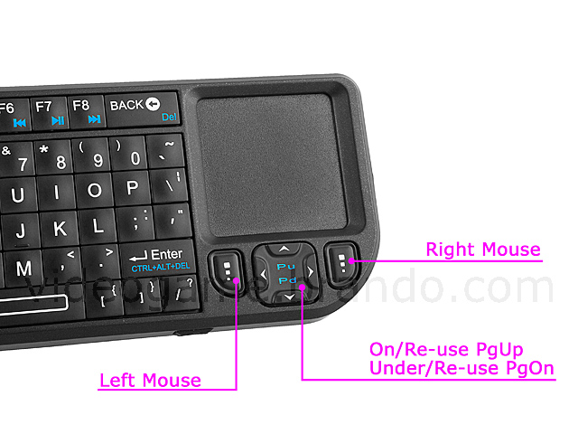 Rii Mini Bluetooth Keyboard with Touchpad
