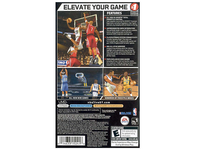 PSP NBA Live 07(Asia)