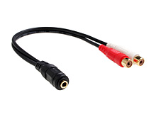 RCA Female to 3.5mm (Stereo) Female Cable