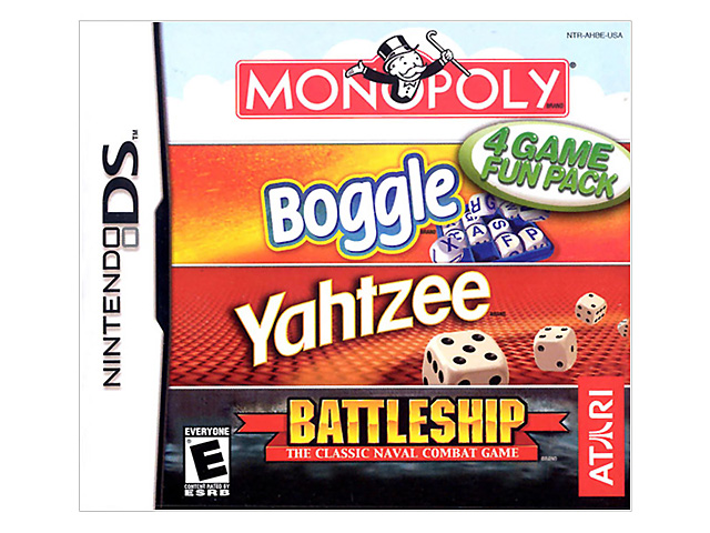 NDS Monopoly / Boggle / Yahtzee / Battleship (US)