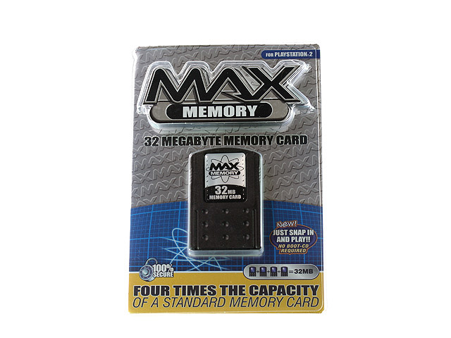 PS2™ MAX Memory 32MB Memory Card