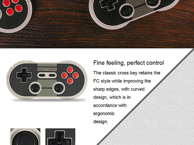 8Bitdo NES30 Pro Classic Bluetooth GamePad Controller