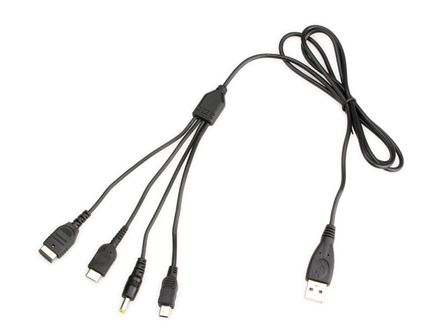 5 in 1 USB Charging & Data Cable