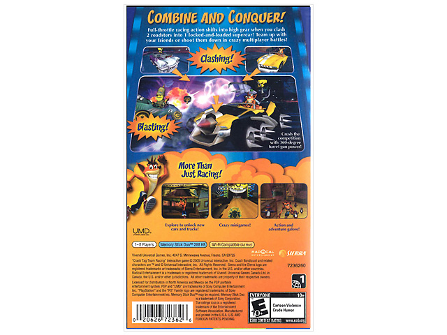 PSP Crash Tag Team Racing(US)