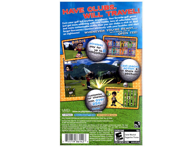 PSP Hot Shots Golf: Open Tee(US)