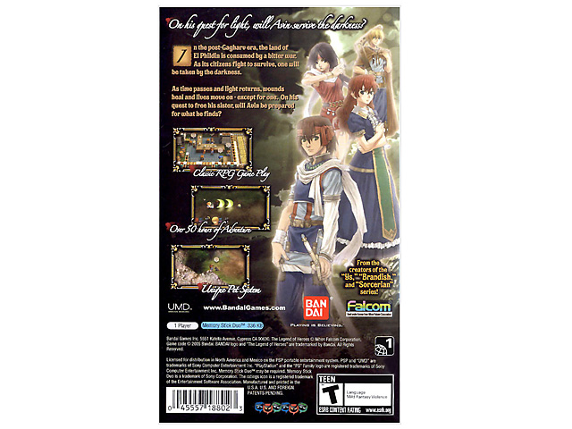 PSP Legend of Heroes(US)