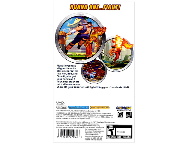 PSP Street Fighter Alpha 3 MAX(US)
